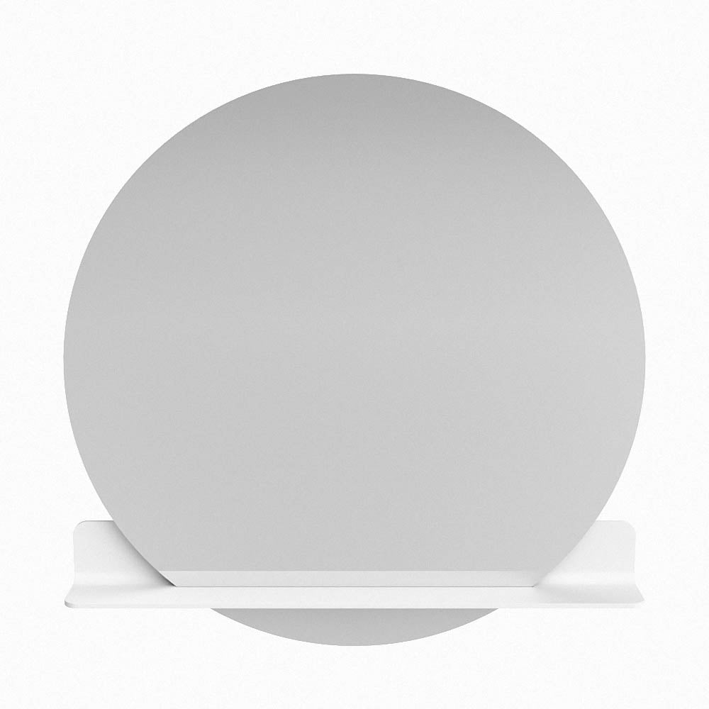 Mondiaz Spot spiegel rond Ø100cm met planchet talc