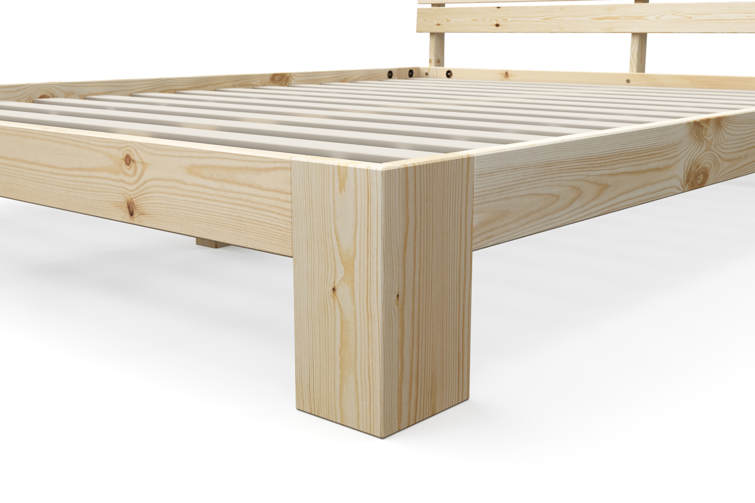 Bett Holz JAYDEN 160 x 200 cm nature