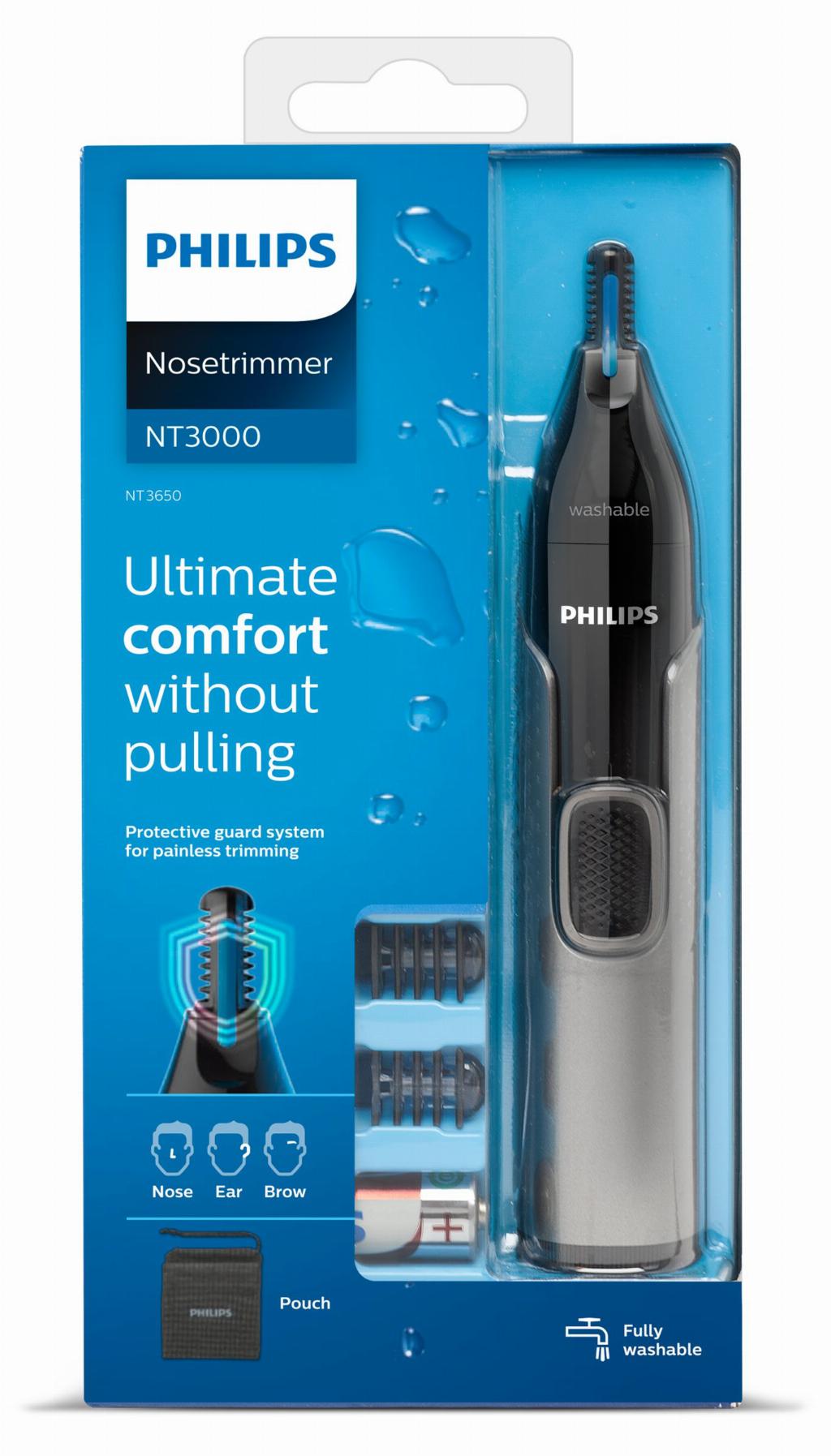 Philips NT3650/16 Neus-, oor- en wenkbrauwtrimmer