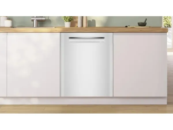 Bosch Serie | 4 SMP4HCW03S - Opvaskemaskine - til indbygning - Wi-Fi - Niche - bredde: 60 cm - dybde: 55 cm - højde: 81.5 cm - hvid