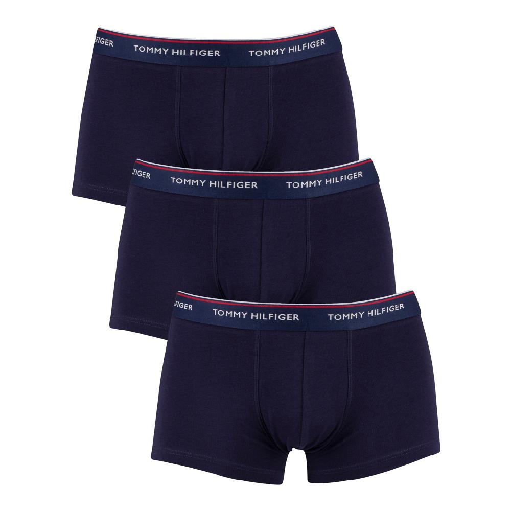 Tommy Hilfiger x3 Boxers Marine Homme Tommy Hilfiger Trunk