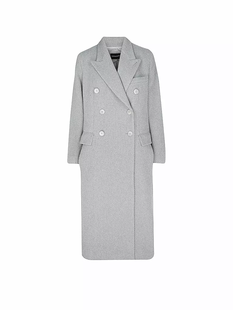 EMPORIO ARMANI Wollmantel  grau