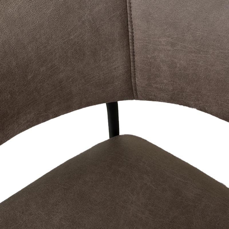 Eetkamerstoel Taupe YN-83.015 Luuk B58 x D45 x H80 cm