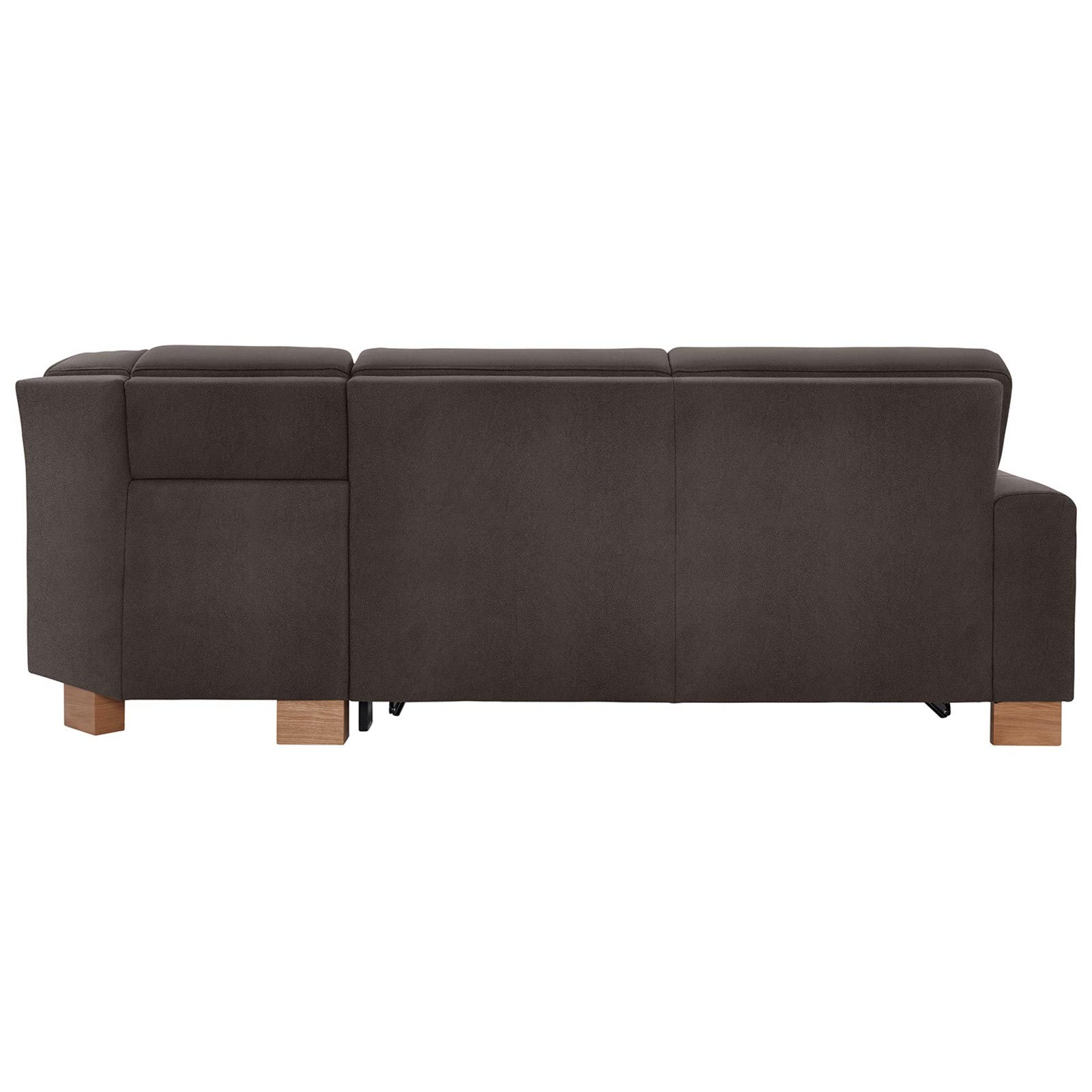polsterpower Ecksofa - Saddle anthrazit - Basismodell - Ottomane rechts