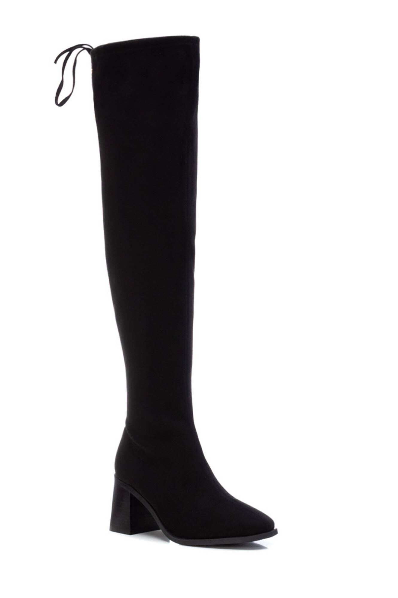 Bota feminina de camurça