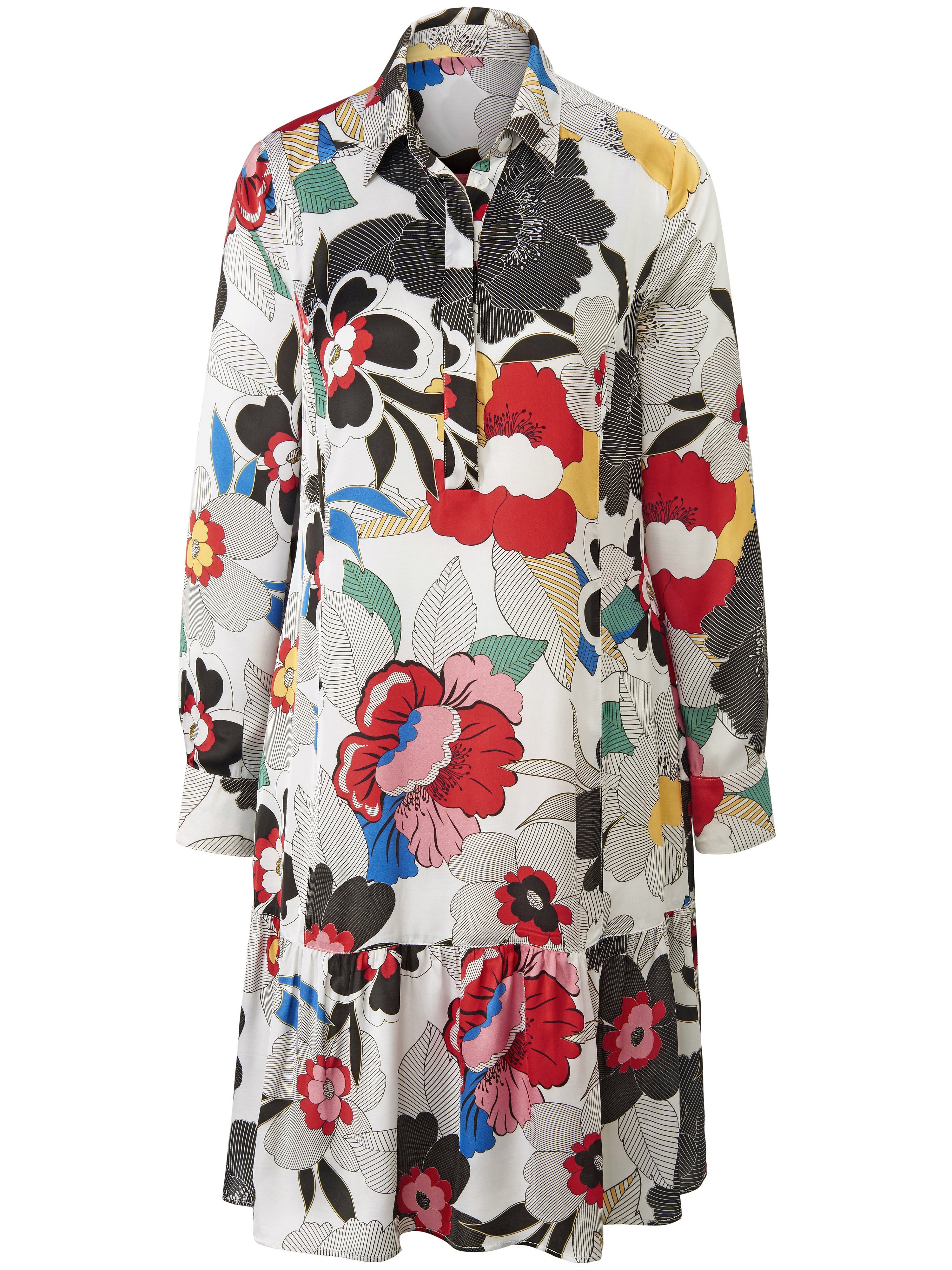 Kleid mit Hemdkragen