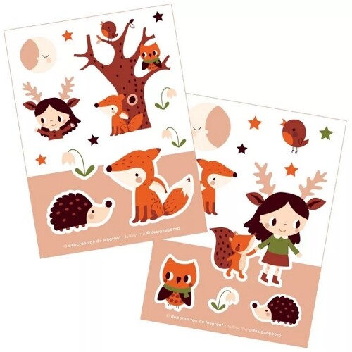 By bora stickers bosvrienden