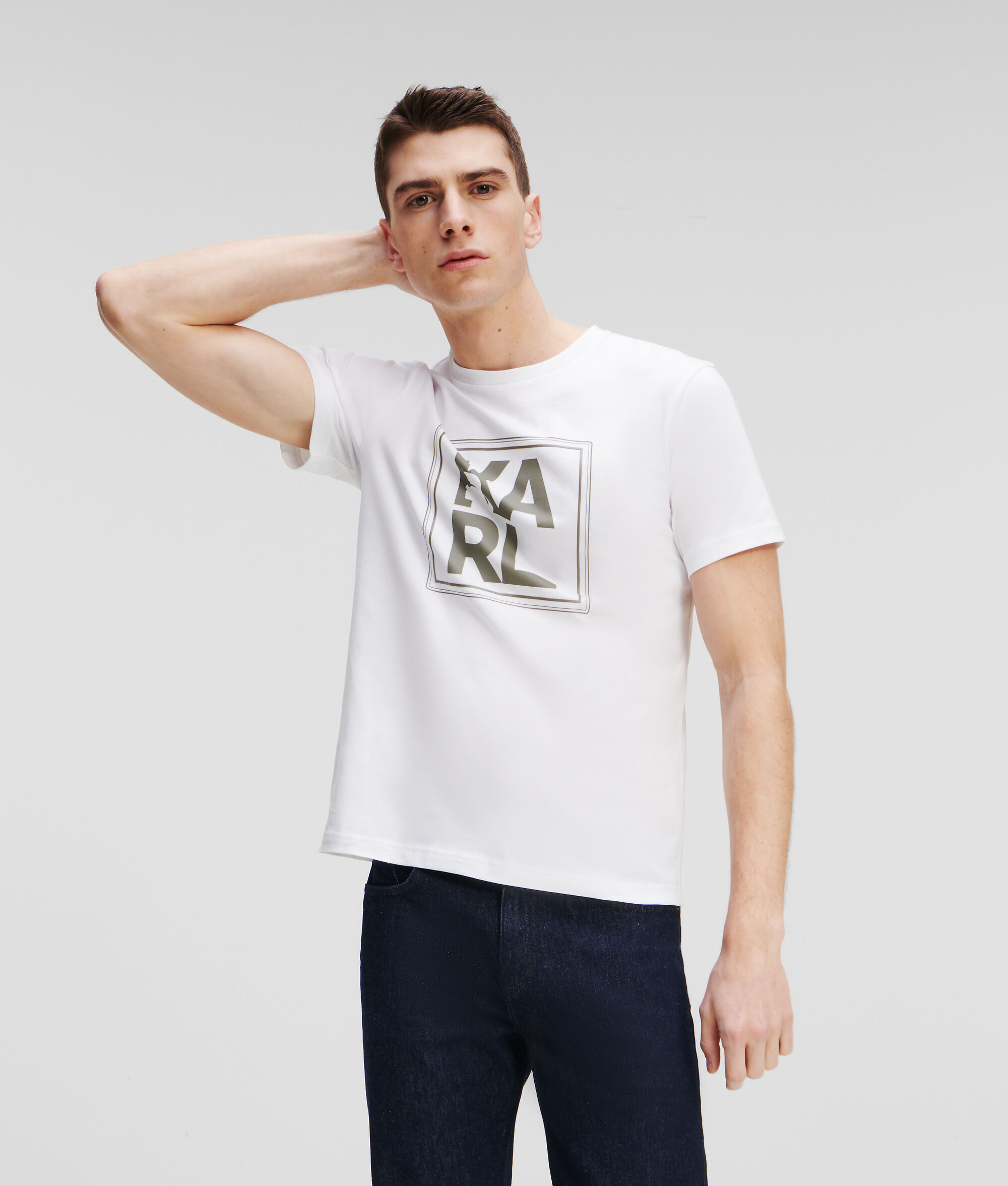 T-SHIRT ATHLEISURE À GROS LOGO KARL