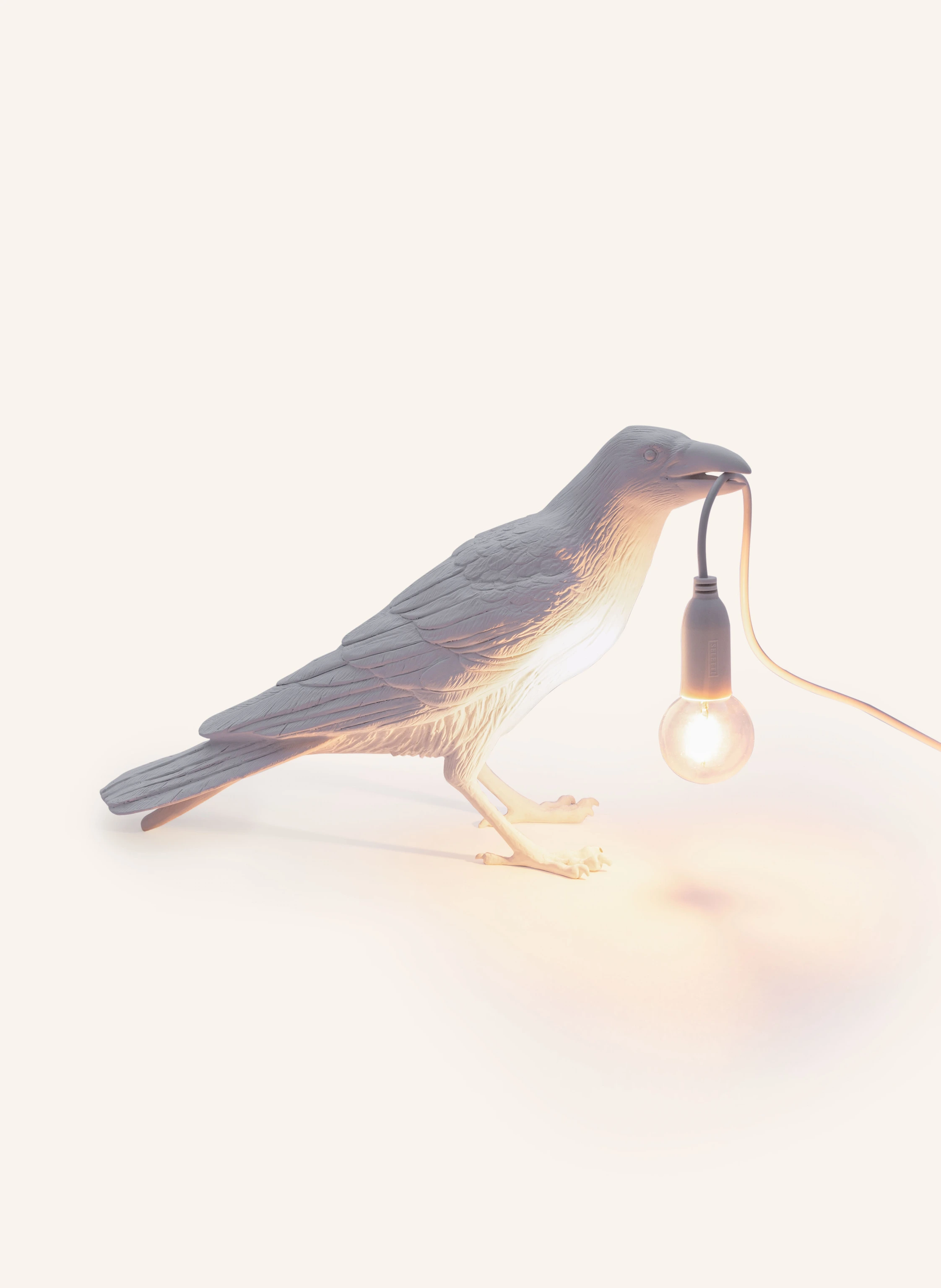 SELETTI Tischleuchte BIRD WAITING