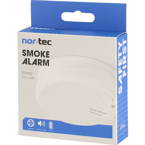 NOR-TEC optisk røgalarm - hvid