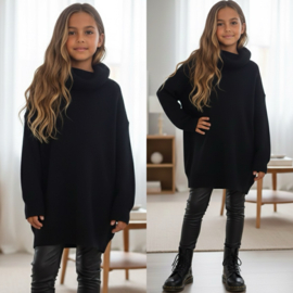 Col dress - Black