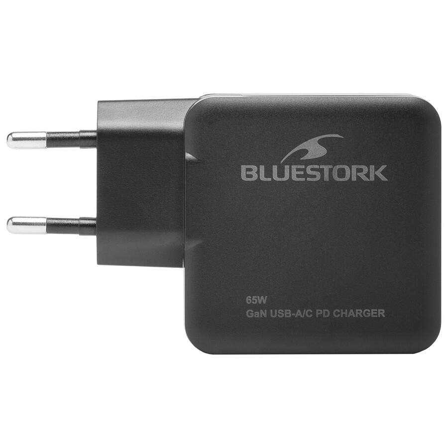 Bluestork Chargeur USB-C/A 65W GaN (Noir)