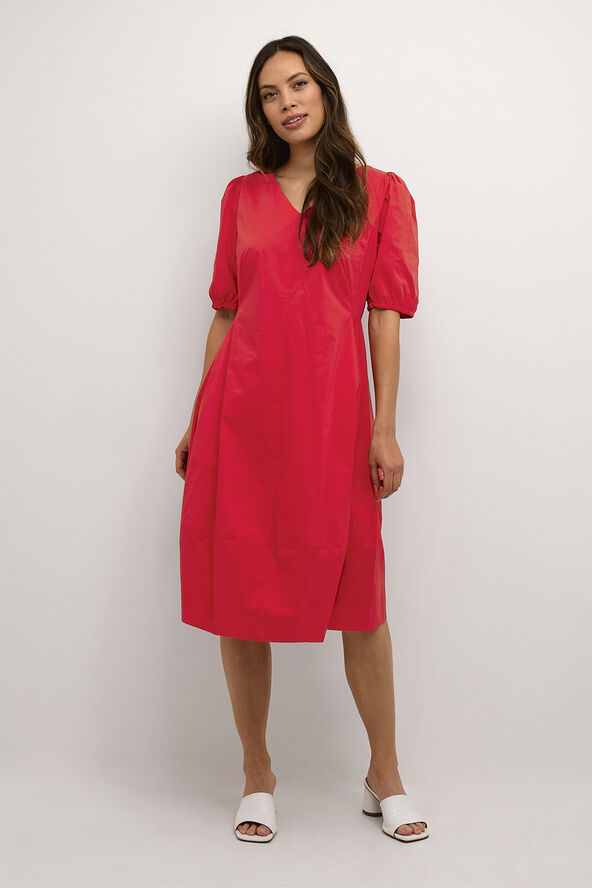 Culture CUantoinett SS Dress Fiery red