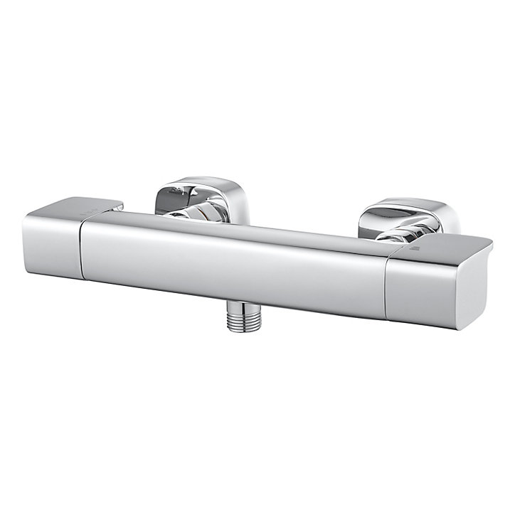 Mitigeur de douche thermostatique chromé GoodHome Teesta