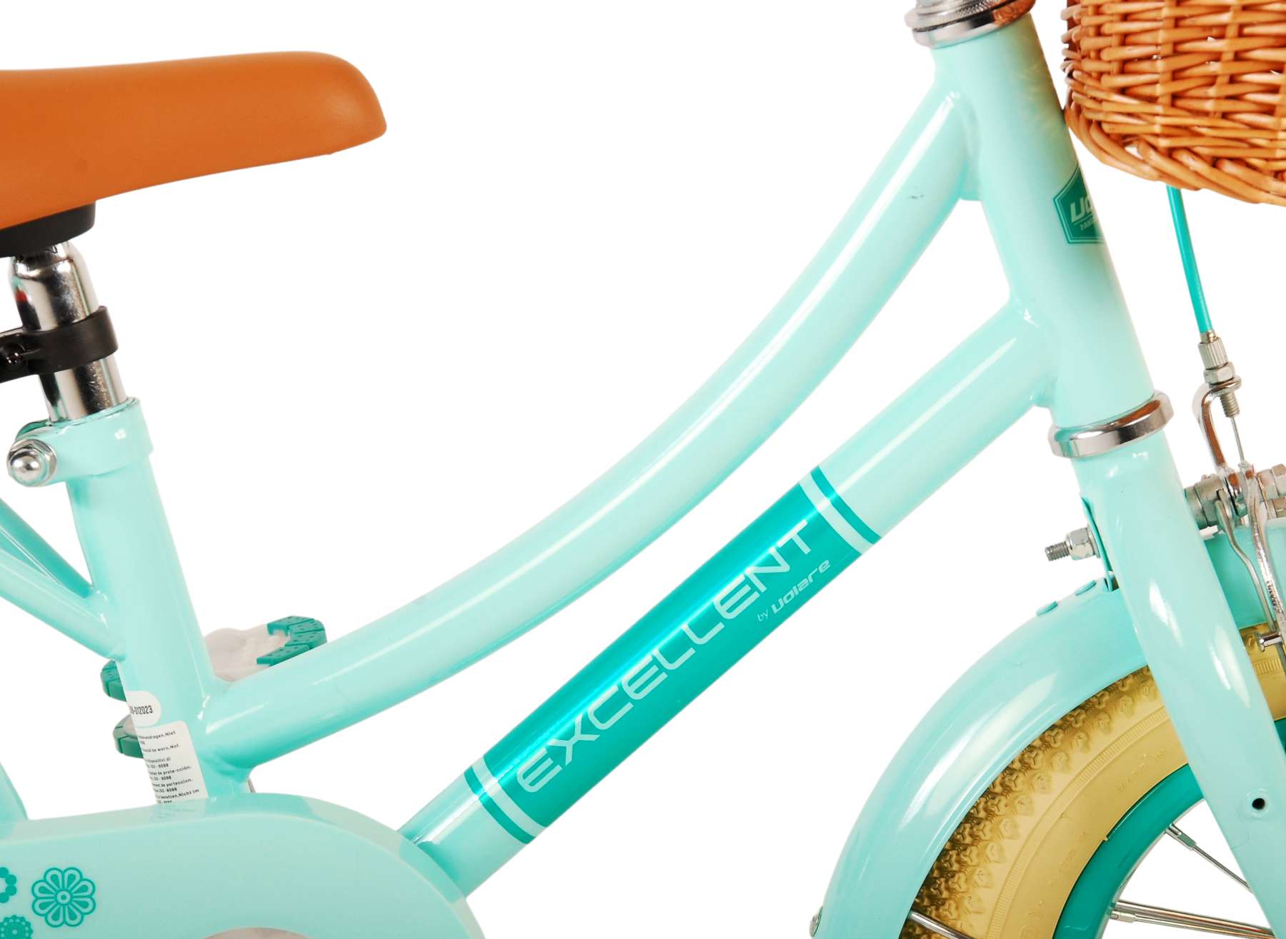 TPFSports Excellent Kinderfahrrad - Mädchen - 12 Zoll - Rücktritt + Handbremse - Grün