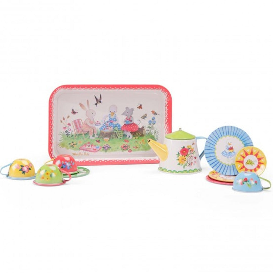 Moulin roty theeservies met koffer