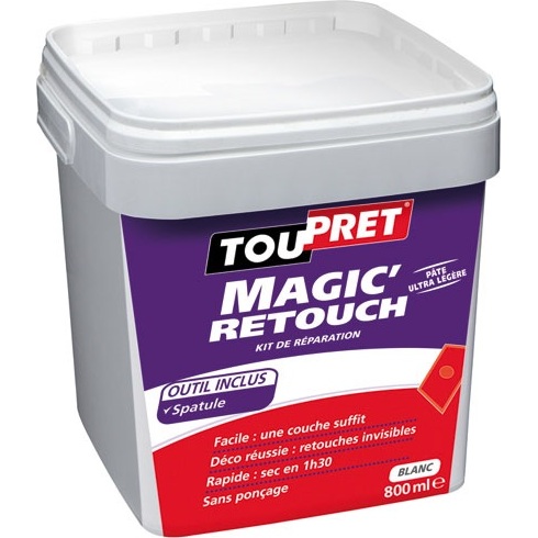 Enduit Magic Retouch Toupret - Seau de 800 ml