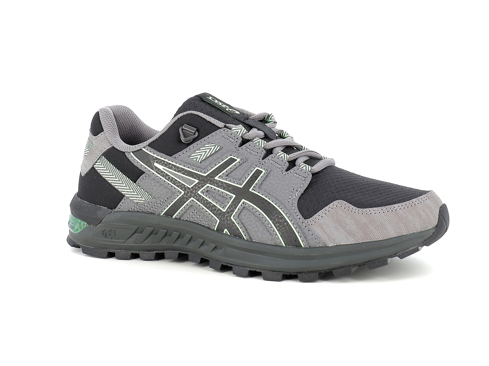 Asics-GEL CITREK Matières combinées Gris-Vert
