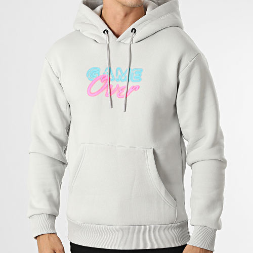 Sweat Capuche GK-1128 Gris Clair