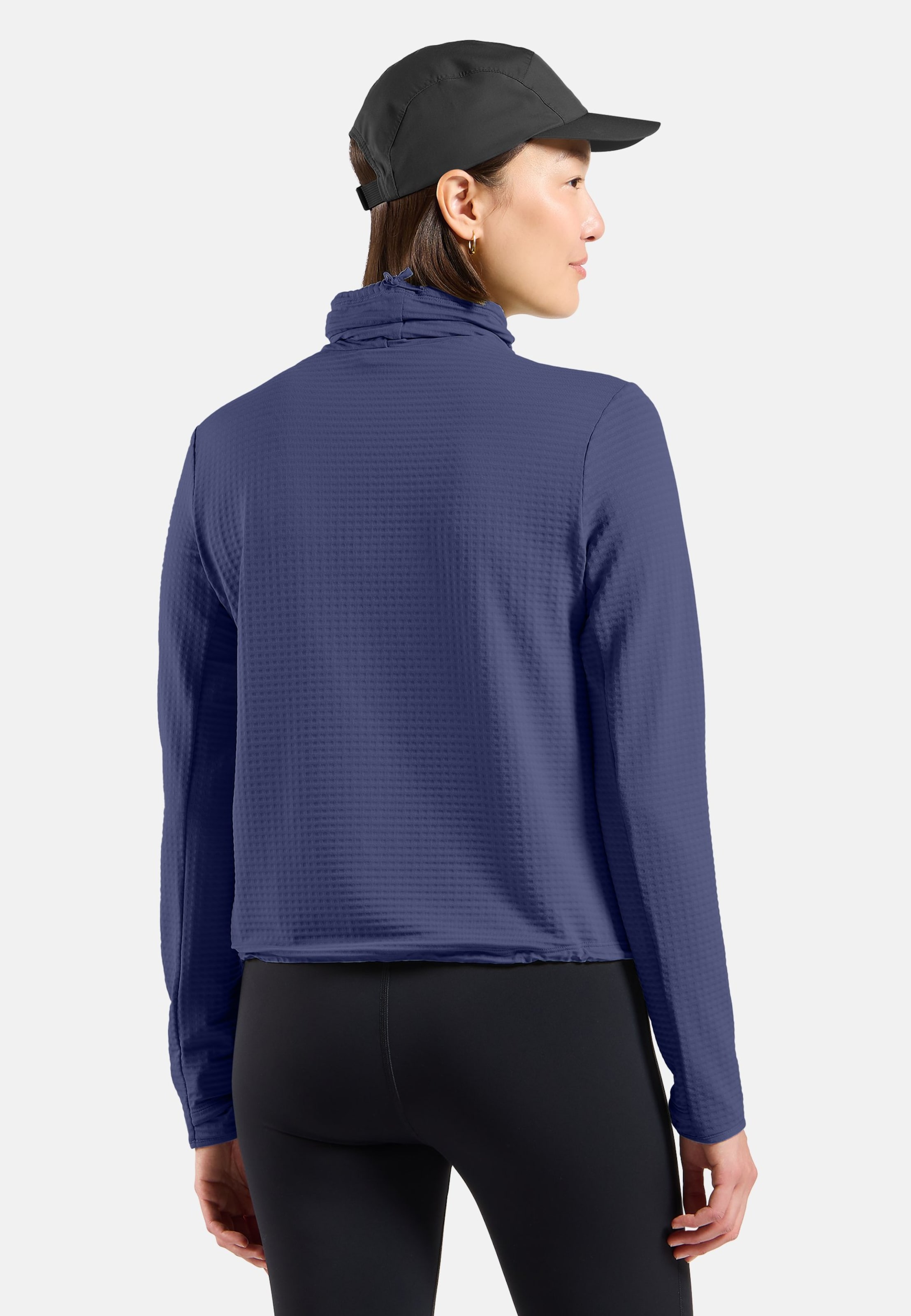 Essentials Thermal Laufshirt mit Rollkragen in Skipper Blue