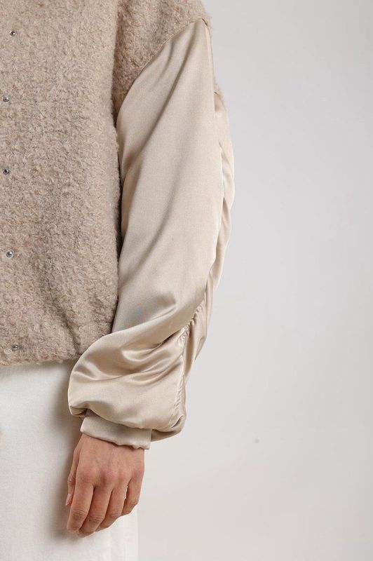 Nukus - NKF13057 - Damesjack - Aardetinten - Hoofdmateriaal - Minimalistisch Design