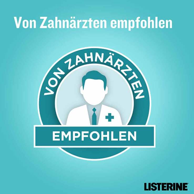 Listerine Cool Mint milder Geschmack Mundspülung, 80 ml