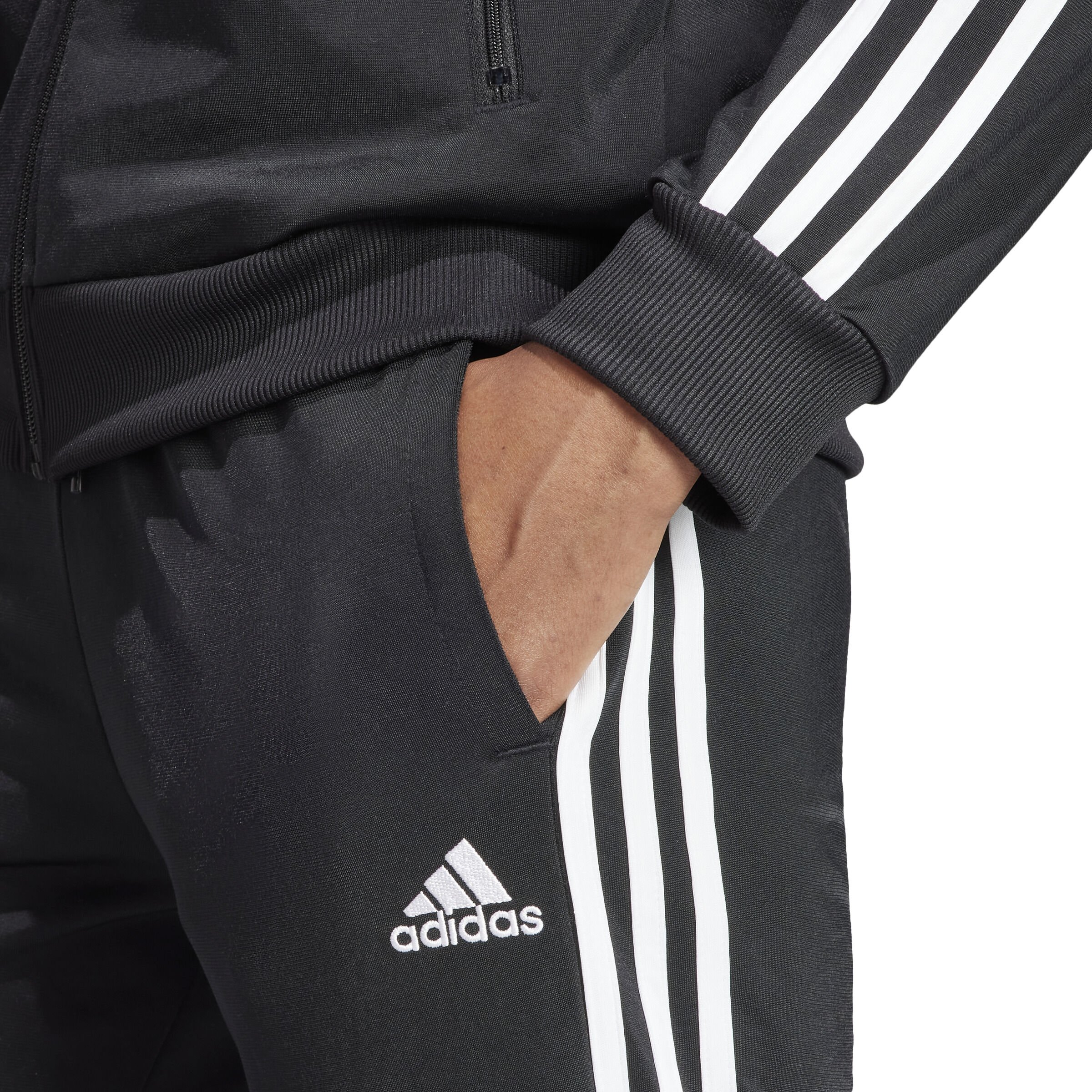 adidas 3 Stripes Survêtement Femmes - Noir , Blanc