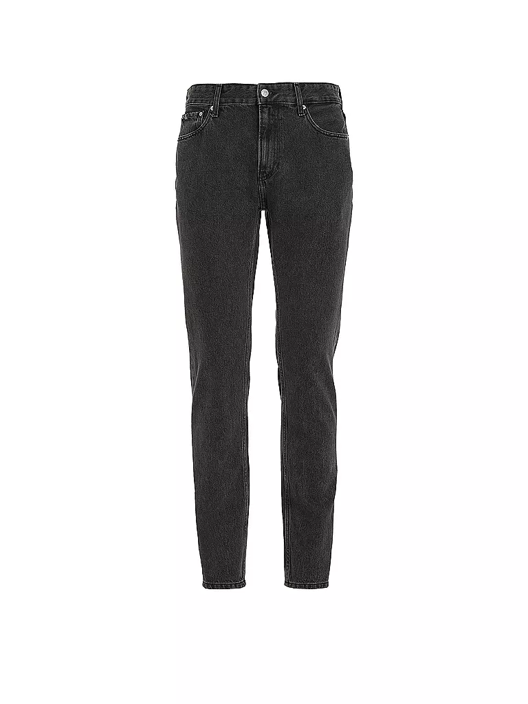 CALVIN KLEIN JEANS Jeans Tapered Fit schwarz