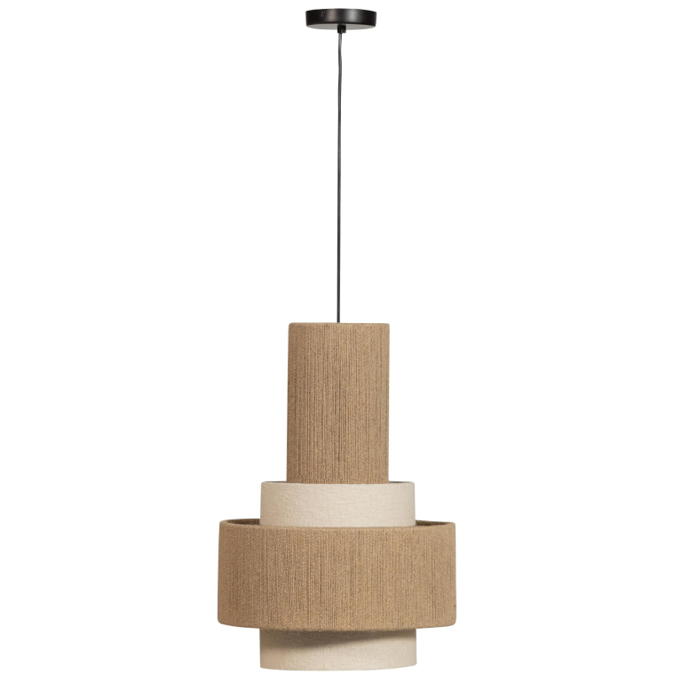 WOOOD Pelle hanglamp naturel