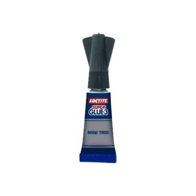Loctite Super Glue 3 Liquid - 3 Tubes de colle à prise rapide - Transparent - 1 gr
