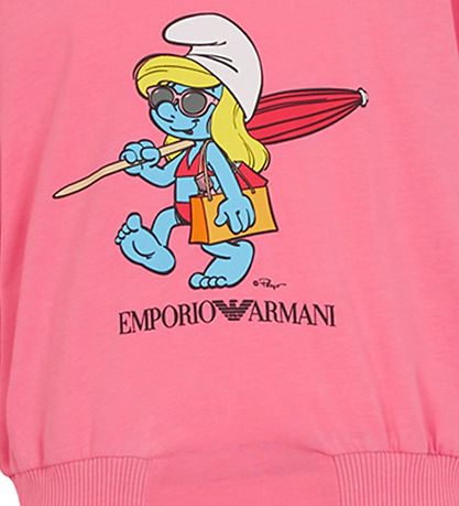Emporio Armani Kleid - Rosa m. Schlumpfine
