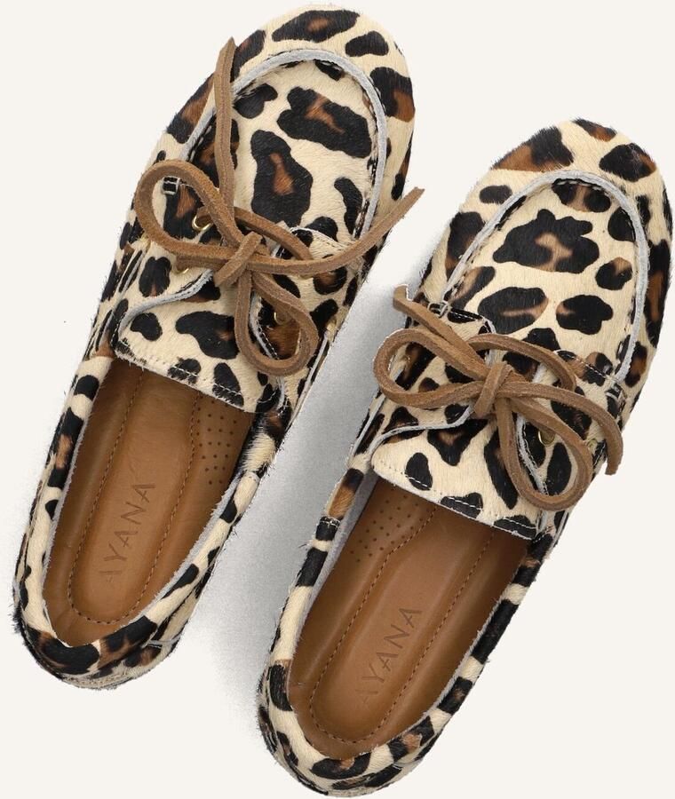 AYANA Mocassins Dames Ay1000 Maat: 39 Materiaal: Ponyhair Kleur: Beige