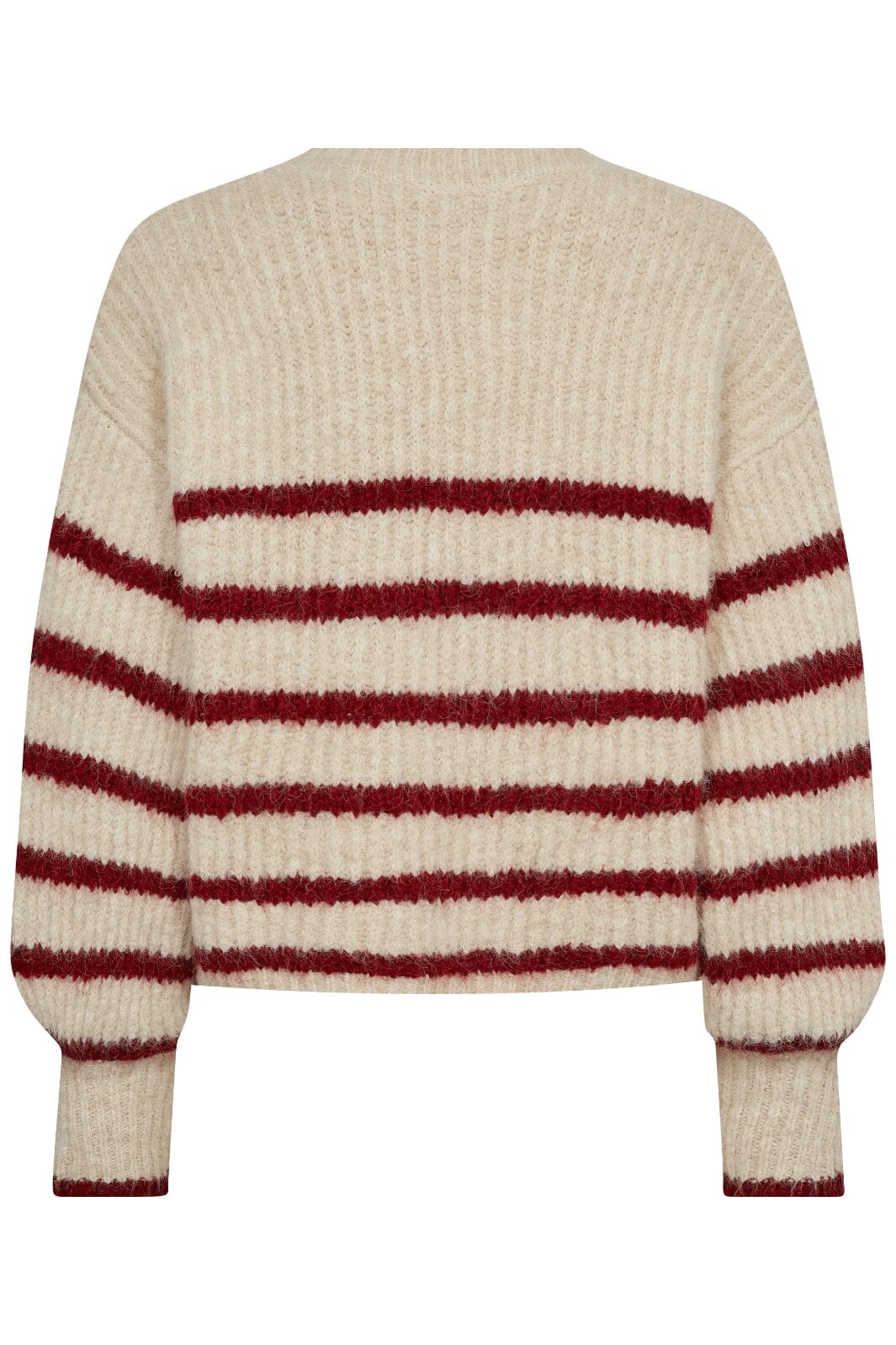 Co´Couture Coraliecc Crop Stripe O-Knit 32156 19960 boneheart