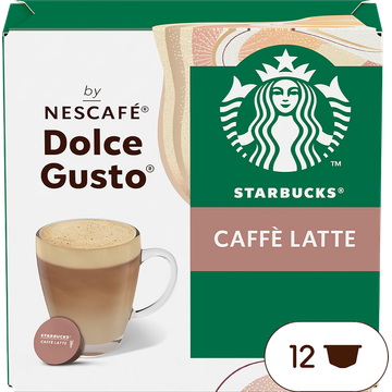 Starbucks® by Nescafé® Dolce Gusto® Caffè Latte - 12 koffiecups