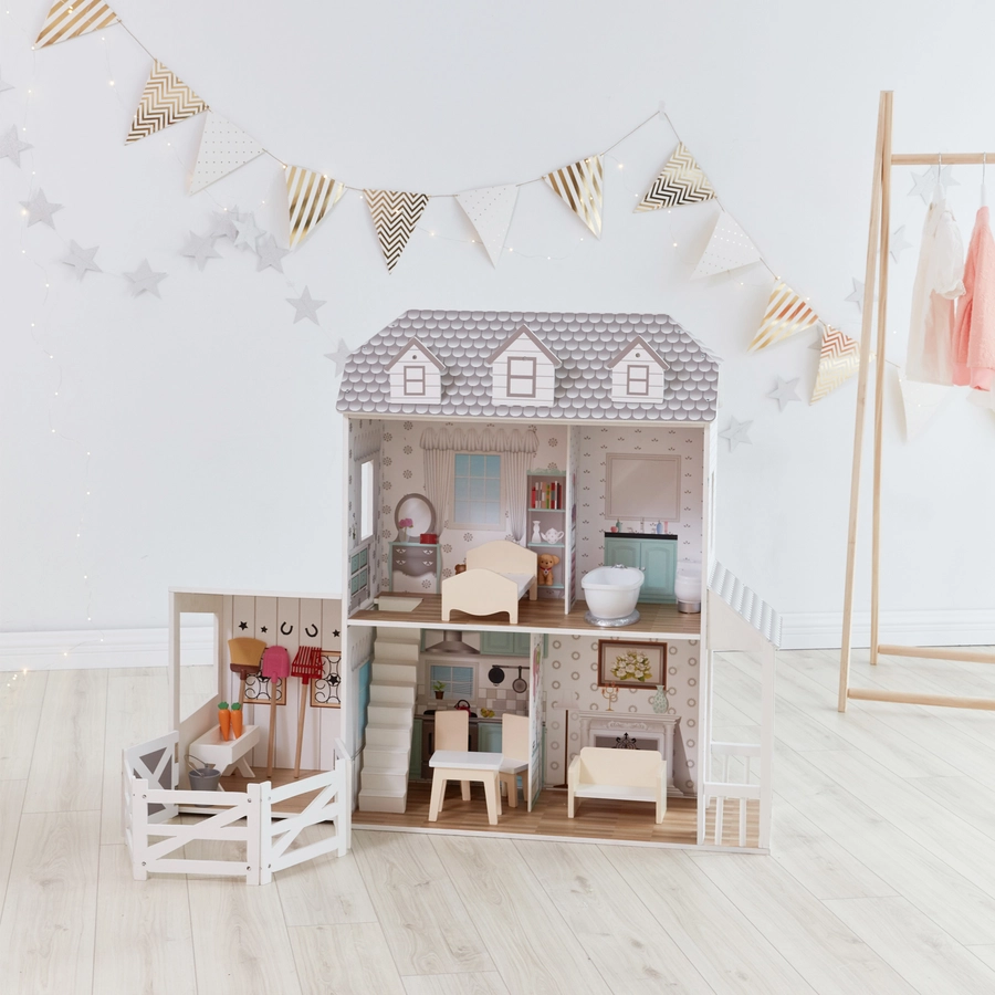 Teamson Kids Puppenhaus Dreamland Farm