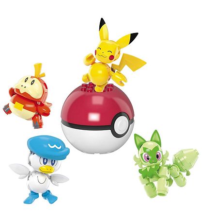 MEGA Pok?monfigur - 79 Dele - Paldea Region Team - 4 Figurer