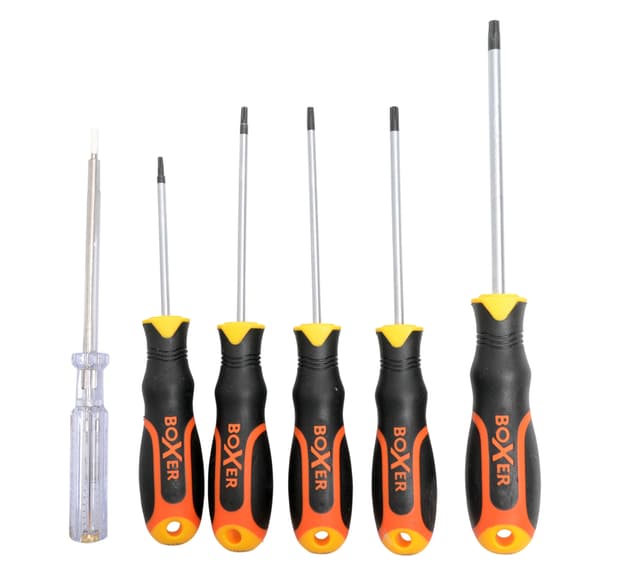 Skruetrækkersæt TORX 6 dele