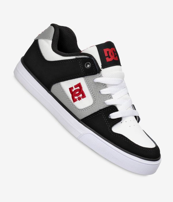 DC Pure Schuh kids (white black red)