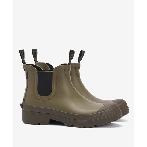 Barbour Storm Wellingtons Gummistøvler, Olive/Olive, 44