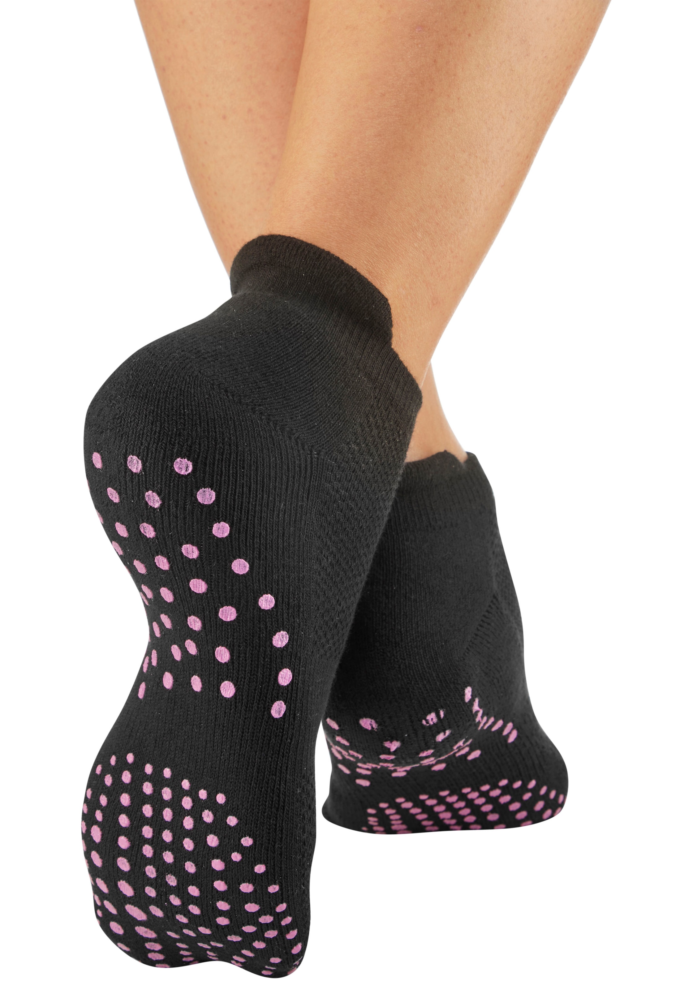 Lavana ABS-Socken Packung, 3 Stk. tlg. mit farbigen Noppen