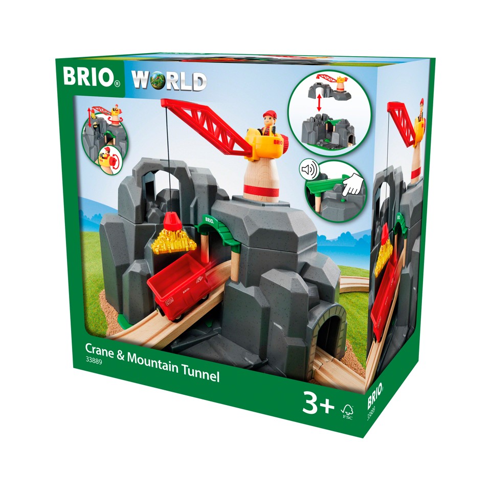 BRIO - Kran og Bjerg Tunnel (33889)