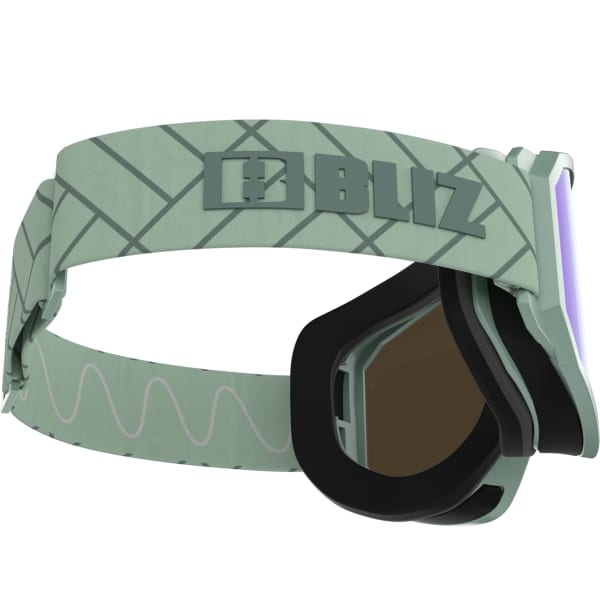 Masque de ski BLIZ RAVE MATT GREEN W DARK GREEN LOGO/BROWN BLUE