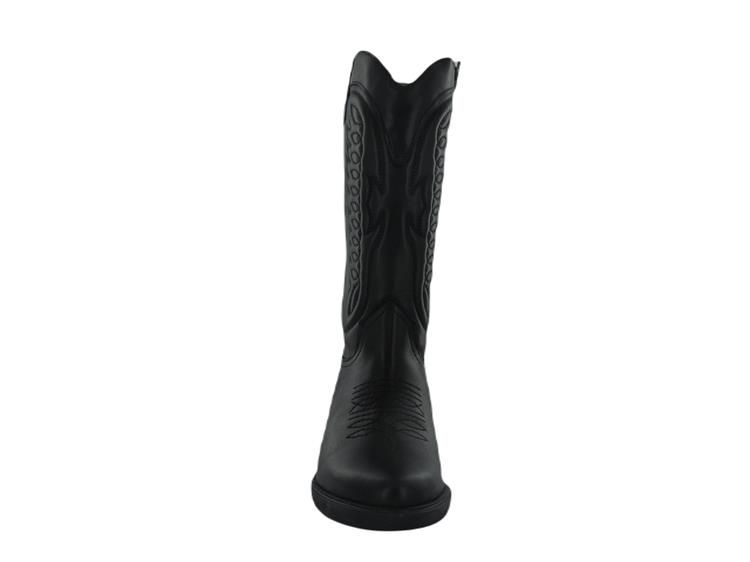 AQA Shoes A8676 Zwart leer