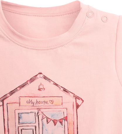 Wheat T-Shirt - My House - Powder m. Print
