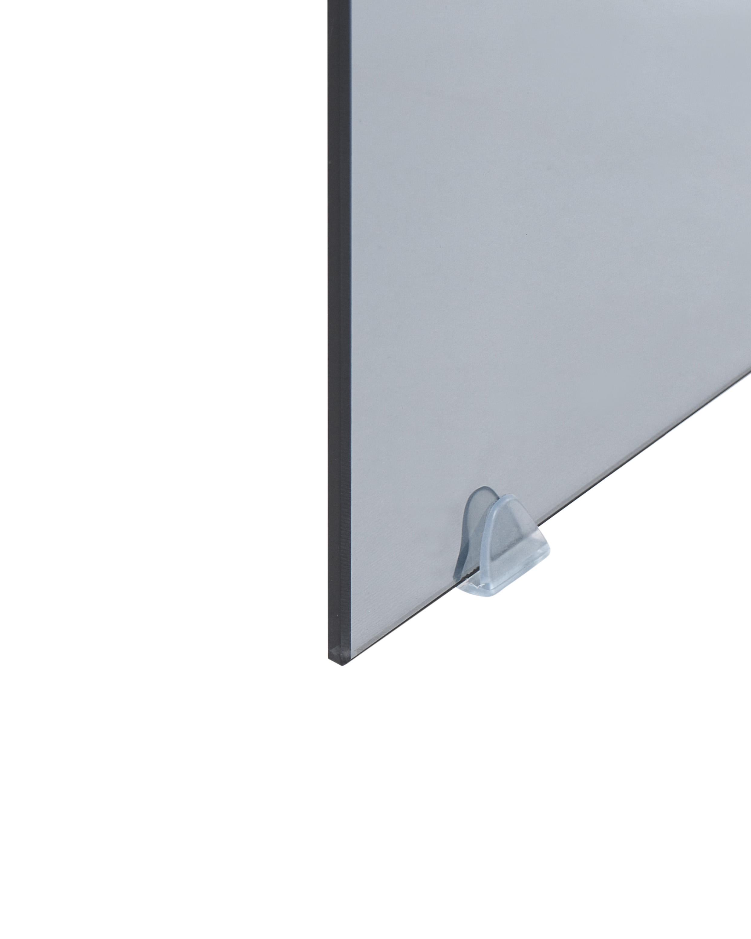 Sidetable KENDALL Veiligheidsglas Zwart