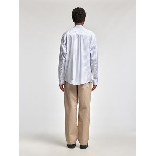 Annarr Relaxroar-Poplin Skjorte, Cashmere Blue, XL