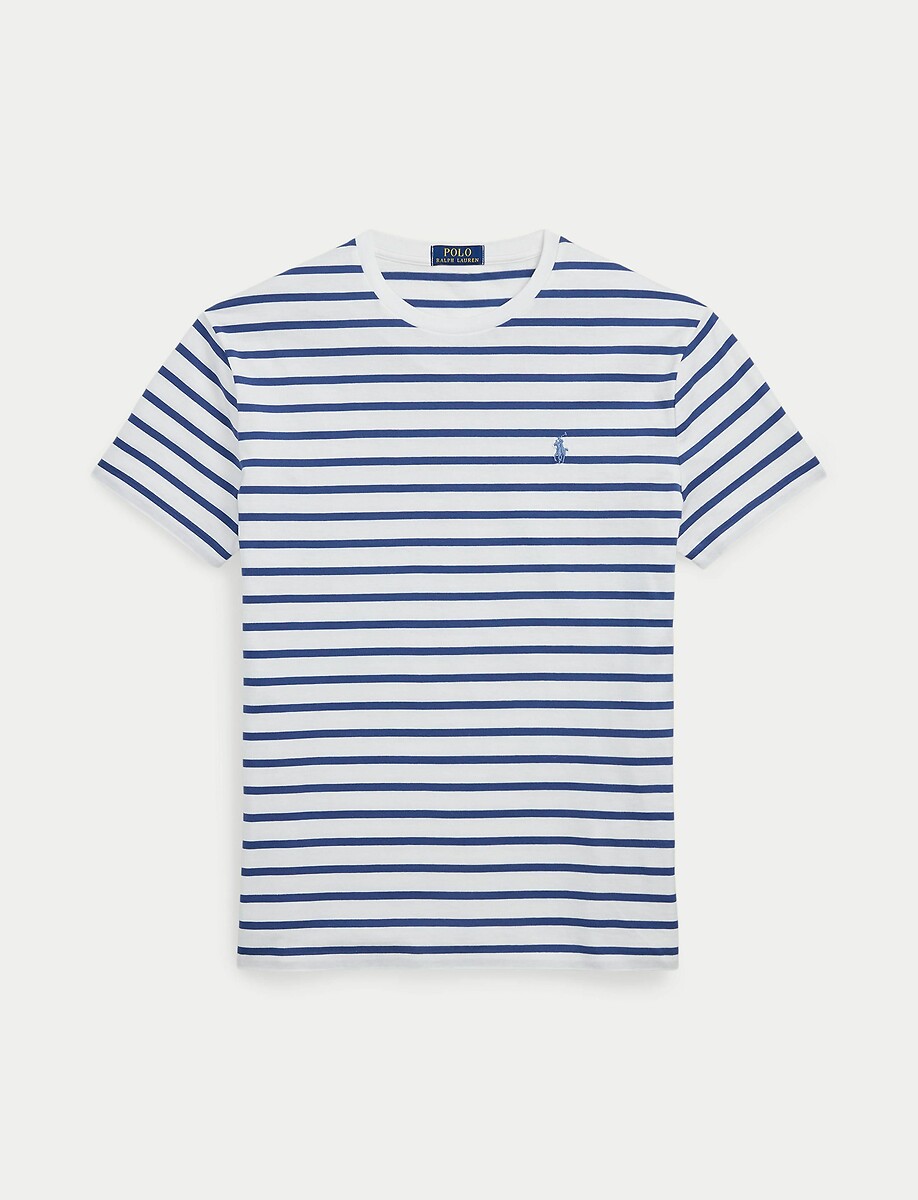 POLO RALPH LAUREN<br>Camiseta de manga curta, modelagem slim personalizada