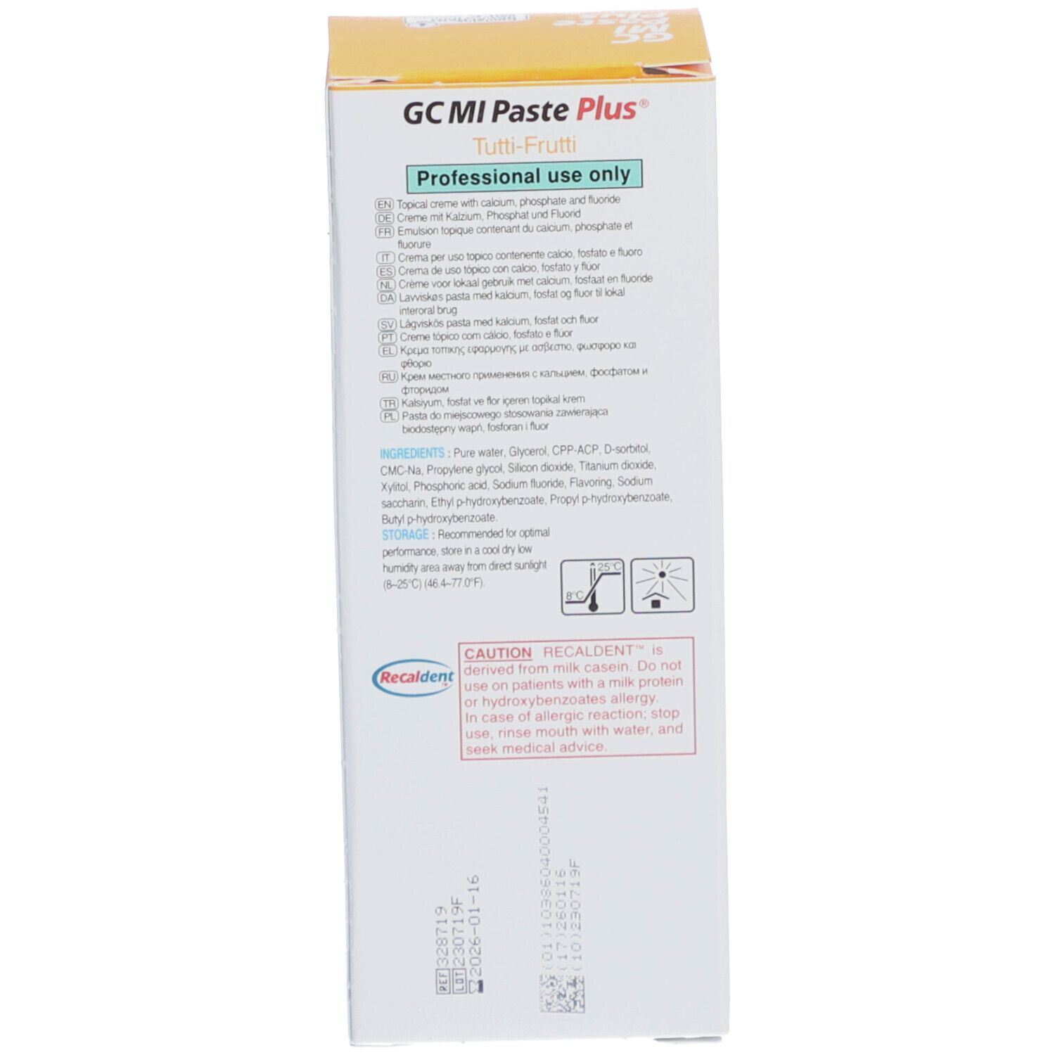 GC MI Paste Plus Tutti Frutti