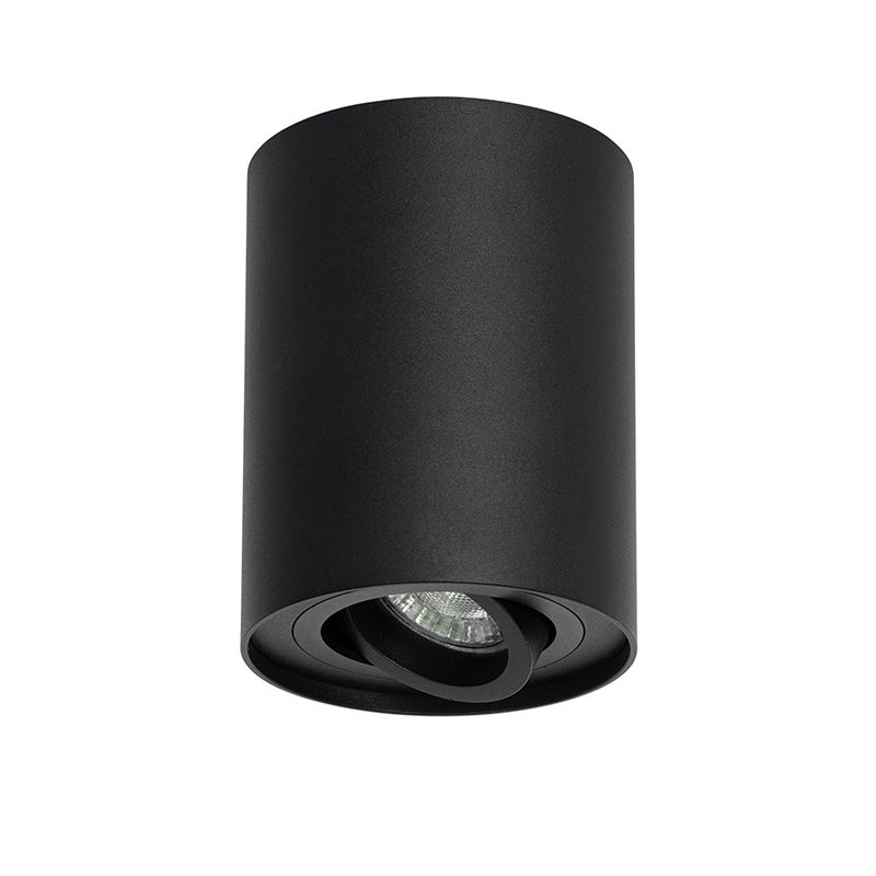 Smart plafondspot zwart verstelbaar incl. Wifi GU10 - Rondoo up