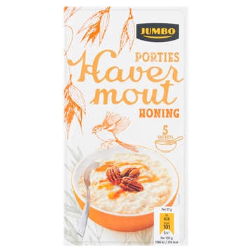 Jumbo Havermout Porties Honing 5 x 27 g
